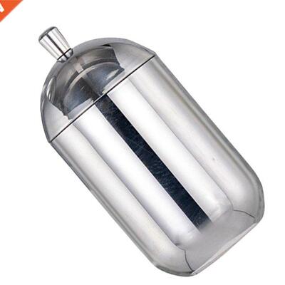 Stainless Steel Cotton Swab Holder with Lid Makeup Organizer