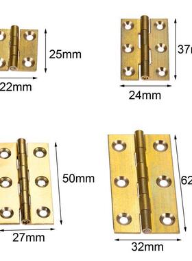 2 Pcs Brass Decorative Cabinet Hinge for Furniture Fittings