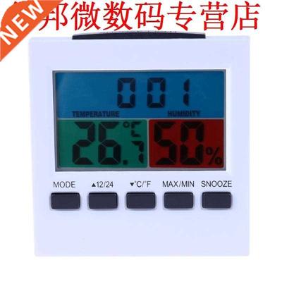 Hygrometer Temperatuur Vochtigheid Tester Klok Kalender Alar