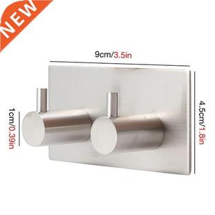 *3M er Adhesive Stainless Steel Hooks Wall Door Clothes Coat