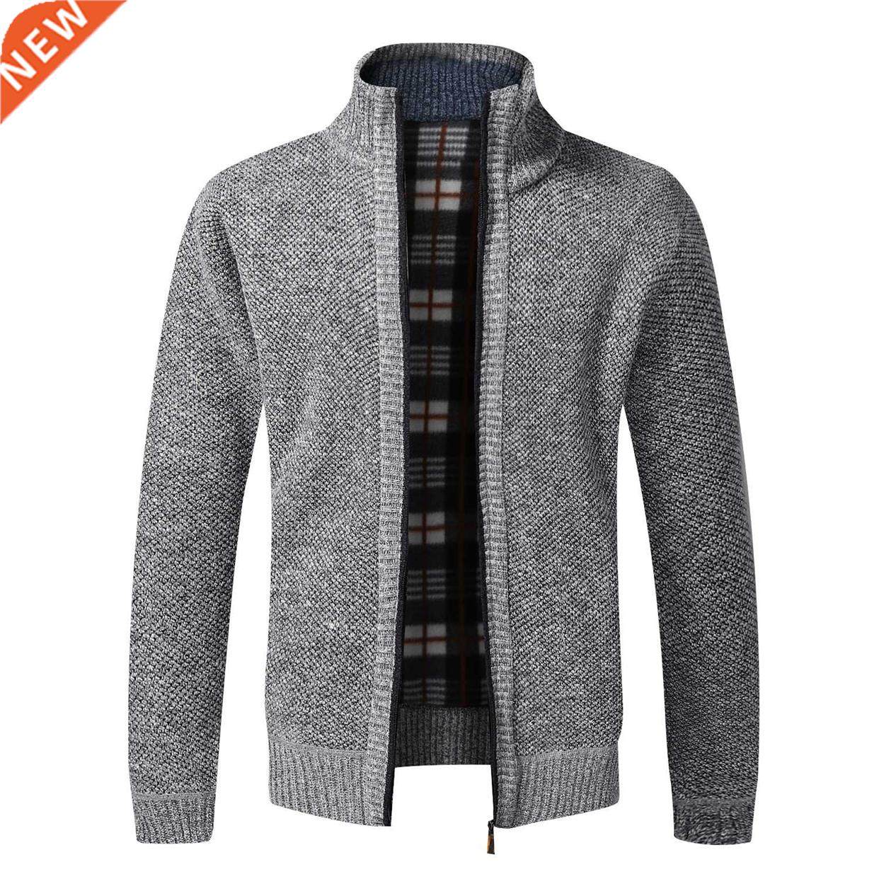 Top Quality Autumn Winter New Men's Jacket Slim Fit Stand Co