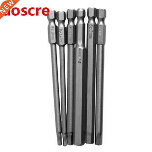 Torx 4&qu T2.5 Bits Screwdriver Magnetic 100mm Set 6Pcs