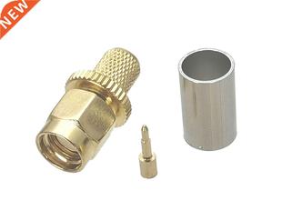 Plug For RG8X Crimp SMA Male LMR240 10pcs Connector