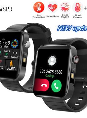 T68 Mens Smart Watches Body Temperature Heart Rate Monitor S
