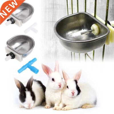 Rabbit Automatic Drinker Water Feeder Fix Bowl Stainless Ste