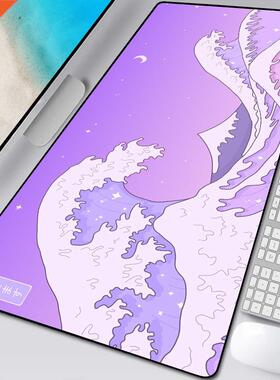 Great Wave Off Art Large Size Mouse Pad Anime Cute Natural R