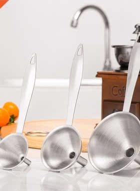 3pcs/Set Hot Stainless Steel Funnels Canning Detachable Stra