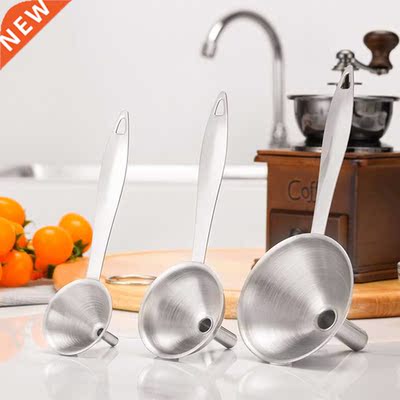 3pcs/Set Hot Stainless Steel Funnels Canning Detachable Stra