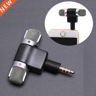 Mini 3.5mm Jack Microphone Stereo Mic For Recording Mobile P