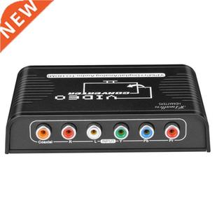 5 RCA Ypbpr component to HDMI-compatible converter component