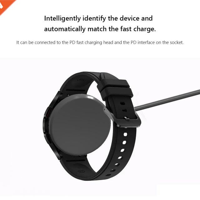 Sports Watch Wireless Charger Watch Type-C Fast Charging Cab