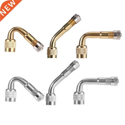 45/90/135 Degree Angle Brass Bike Air Tyre Valve Extender B