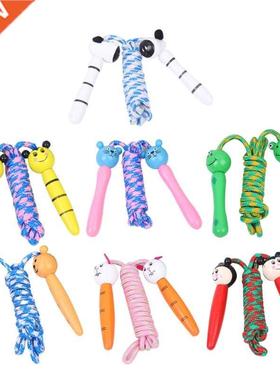 Kids Jump Rope Adjustable Cotton Braided Skipping Rope with
