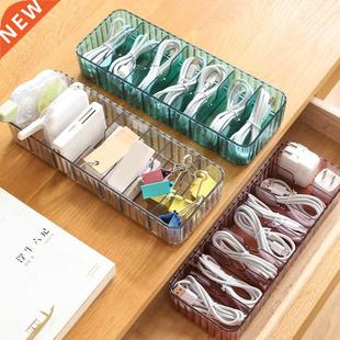 Transparent Plastic Cable Management Box Dust Box Power Cord