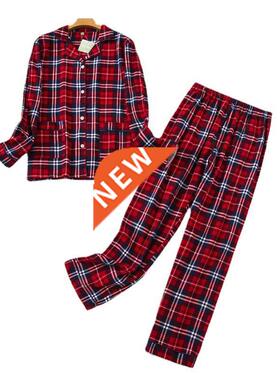 Women's Pajamas Plus Size S-XXXL Clothes Ladies Flannel Cott