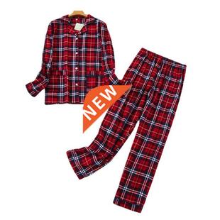 Women's Pajamas Plus Size S-XXXL Clothes Ladies Flannel Cott