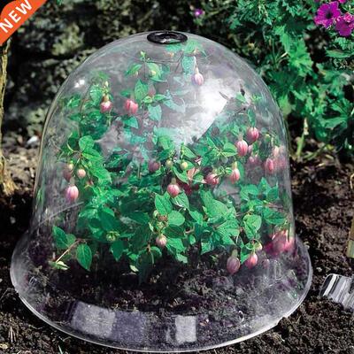 4PCS Plant Dome Bell Cover Anti-Freeze Transparent Plastic G
