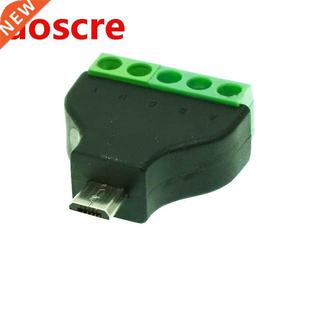 1pcs Micro USB male to screw connector USB plug with shield
