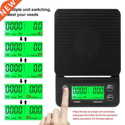 High Precision Digital Kitchen Scale Drip Coffee Scale With