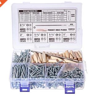 Hole 64Mm Kit Project Screw Pocket Tapping Self 482Pcs