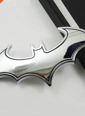 Metal 3D Bat Stickers Auto Car Logo Cartoon Bat Sticker Met