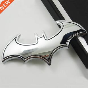 Metal 3D Bat Stickers Auto Car Logo Cartoon Bat Sticker Met