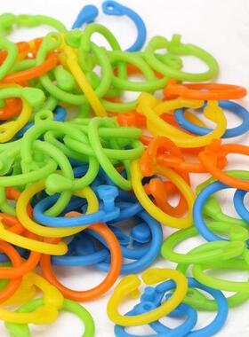 100Pcs Colorful Knitting Crochet Locking Stitch Marker  C