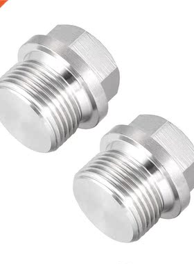 2pcs G3/4 Male Outer Hex Head Plug 304 Stainless Steel Solid