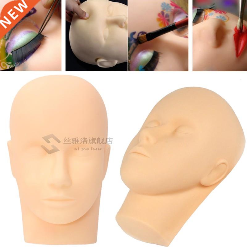 Massage Mannequin Head Flat Eye Facial Eyelash Eyelash Exten