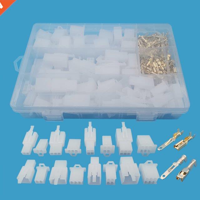 380Pcs 2.8mm Auto Terminal Wire Connector 2/3/4/6 Pin Termin