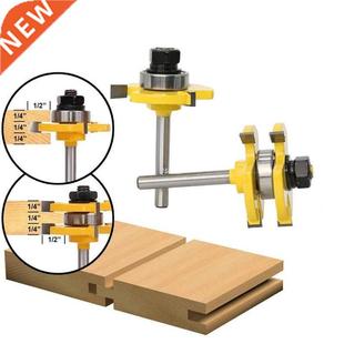 Tongue Mill Set Router Groove Bit Shank 2pcs