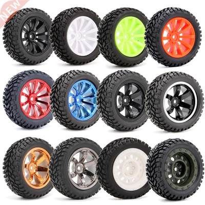 4Pcs 75mm Upgre Wheels Off Ro Buggy Tires Wheel for Wlto