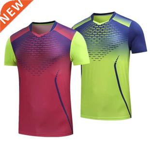 Men/Women badminton t-shirt,polyester Tennis Clothes,quickly