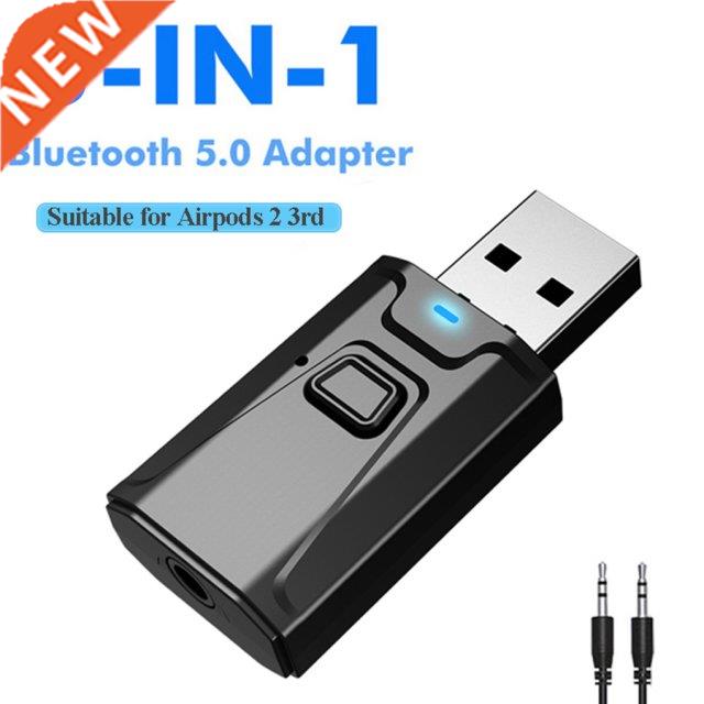 3 in 1 USB Bluetooth 5.0 Transmitter Receiver Mic EDR Adapte