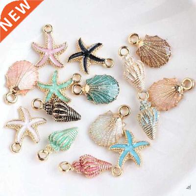 Nice Conch Sea Shell Charms Ocean Pendants Starfish Anklet B