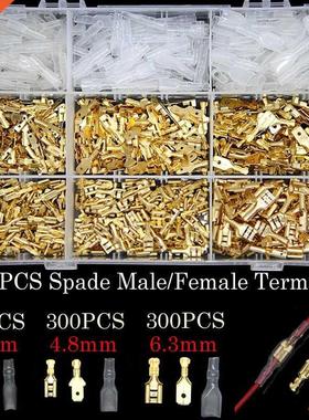 Box Insulated Male Female Wire Connector 2.8/4.8/6.3mm Elect