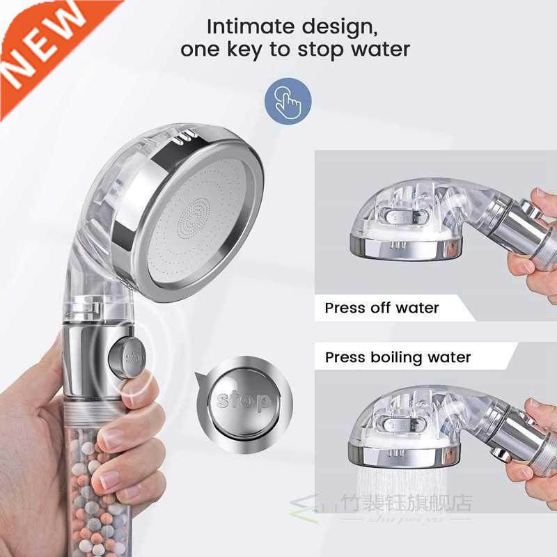 Modes SPA Ion Filter Shower Head High Pressure Saving Wate