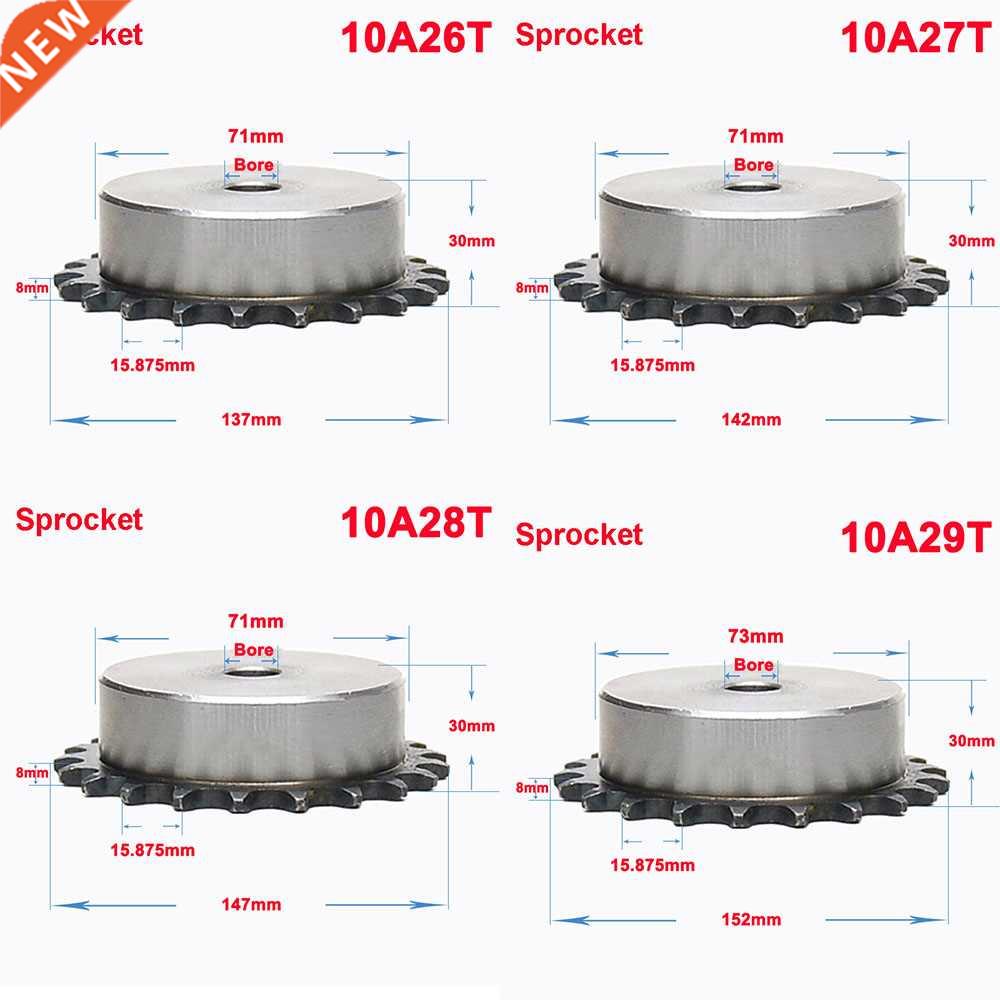 1Pcs 10A 26 Teeth To 31 Teeth Sprocket Wheel Chain Gear Indu