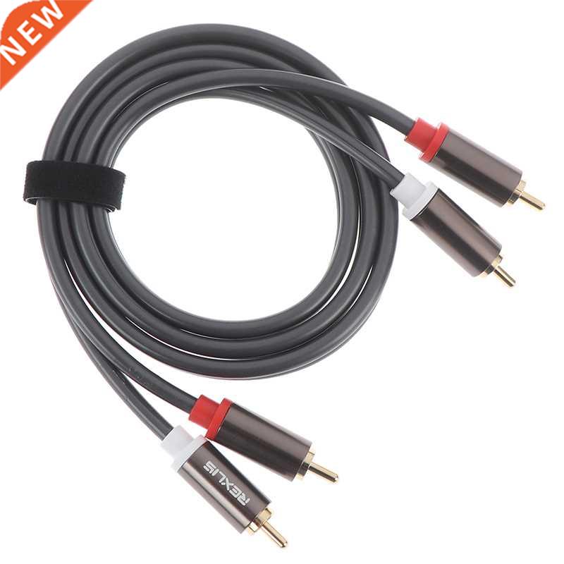 1m 2RCA Male to 2RCA Male Stereo Audio Cable Plated for Hom