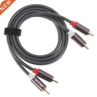 Cable Male Audio Stereo Plated 2RCA for Hom