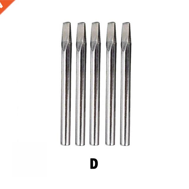 5Pcs 0W Lead-free Soldering Iron Tip B/C/D/K External Heat