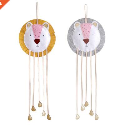 2 Pcs Woven Lion Hair Bow Holder Clip Hanger Headband Storag