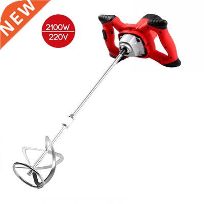 2100W Electric Cement Mixer Stirrer 6-Speed Handheld Concret