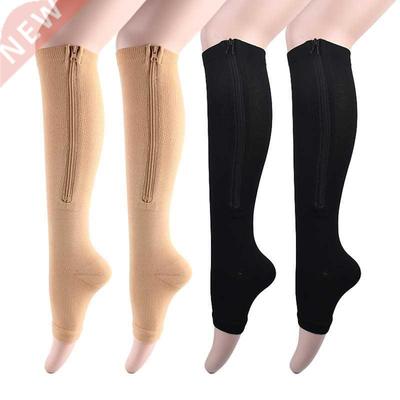 Sports Zipper Compression Socks Pressure Socks with Zipper 1