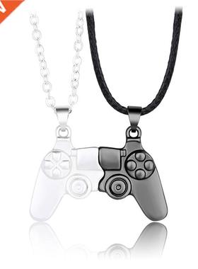 Fashion New Game Controller Couple Necklace A Pair of Magnet