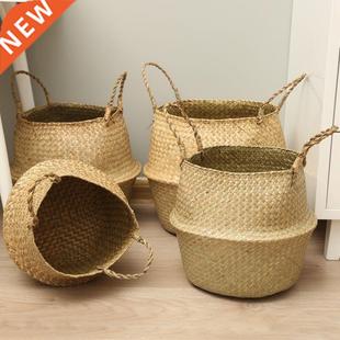 Style woven Flower Hand Flowerpo Basket Nordic
