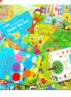 A4 size Children Scene Sticker Book Baby English Book Sto