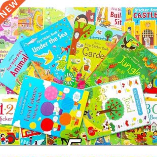 A4 size Children Scene Sticker Book Baby English Book Sto