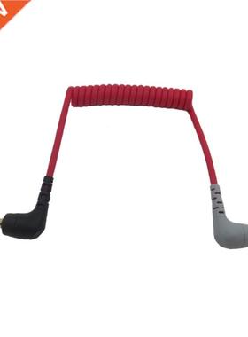 TRS to TRRS Microphone Cable 3.5mm Male to Male Right Angle