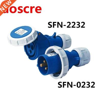 2A  pole connector Industrial malefemale plugs SFN-022/S